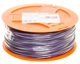 Przewód instalacyjny X05V-K 1 fioletowy/biały 4512373S /250m/