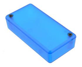 Hammond Blue ABS Enclosure 80 x 40 x 20mm 1551KTBU