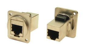 Łącznik Ethernet Cat6 Ekranowane porty: RS PRO