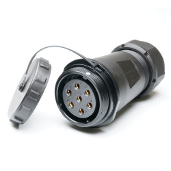Przemysłowe złącze okrągłe 7-pinowe SP29 Układ szeregowy Gniazdo RS PRO Żeńskie IP68 SP2911C