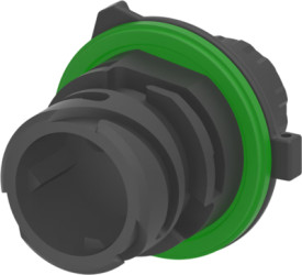 Plug, unequipped, 4 pole, straight, 1 row, black, 1-967402-3