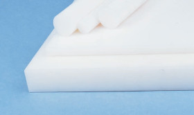 Arkusz tworzywa sztucznego grubość 25mm POM Biały długość 500mm Pełny 1.42g/cm³
