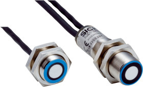 Czujnik zbliżeniowy M18 Ultradźwiękowy 60 mm SICK 20 → 30 V prądu stałego długość 63.2mm Gwintowany