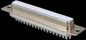 D-SUB socket, 37-pin, solder bucket