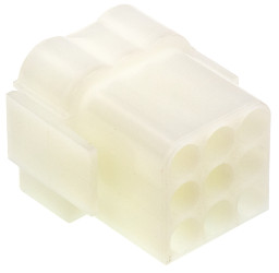 Obudowa złącza 9-pinowe 3-rzędowe raster: 6.1mm TE Connectivity Żeński Montaż na kablu Commercial MATE-N-LOK Złącze