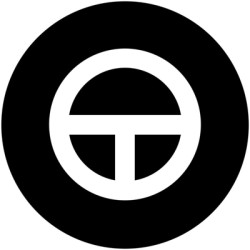 Button plate, round, symbol tap, for pushbutton, 218177