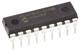 Mikrokontroler Microchip PIC16F PDIP 18-pinowy Otwór przezierny PIC 1024 x 14 słów, 64 x 14 słów 8bit CAN: 20MHz RAM:68