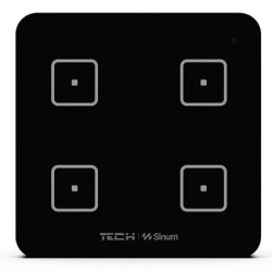 SINUM WS-04 Włącznik czteropolowy kolor czarny