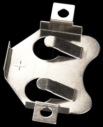 Button cell clip, SMD