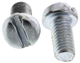 Śruby maszynowe M5 łeb z łbem walcowym Stalowe długość 10.0mm skok 0.80mm