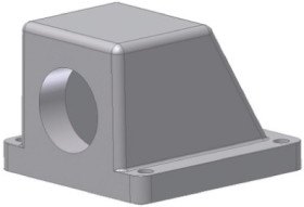 Złącze okrągłe, Gniazdo ścienne