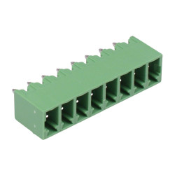 8-Way 3.81mm Vertical PCB Header Closed Ends 8A 300V