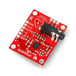 Czujnik do pomiaru aktywności serca - pulsometr AD8232 - SparkFun SEN-12650