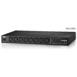 1U 8-gniazdkowa jednostka eco PDU PE6108G 10A 8 x IEC320 C13