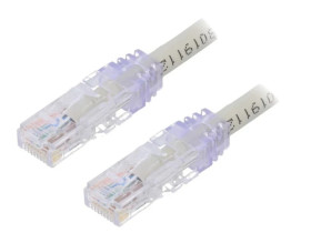 UTP6AX1MGY Patch cord TX6A™ 10Gig,U/UTP 6a drut Cu PVC szary 1m 24AWG
