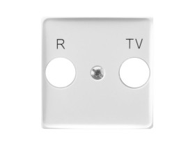 ARIA Pokrywa gniazda RTV końcowe biały PGPA-UK/00 OSPEL