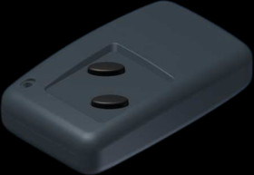 ABS enclosure, (L x W x H) 55 x 43.7 x 14 mm, dark gray, IP40, 111224