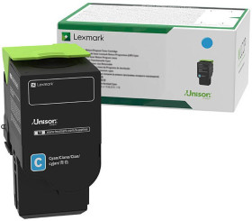 Lexmark Kaseta tonera zwrotna C2325 C2425 C2535 MC2325 MC2425 MC2535 MC2640 tusz oryginalny Cyjan 2300 strony C232HC0