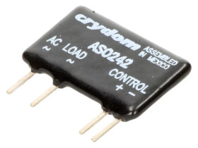 ASO242 Przekaźnik półprzewodnikowy Uster: 4...10VDC 2A 12...280VAC THT