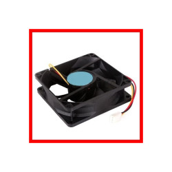 WENTYLATOR 12V 80x80x15 ŚLIZG 3-PRZEW. /A5291