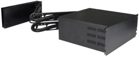 Obudowa RACK Security 4U/400mm/48linii/17Ah dwupoziomowa, płyta montażowa 155x278mm, miejsce na akumulator 7-17 Ah/12V ARAD-S4