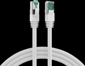 MK6001.2W RJ45 Patch Cord Cat.6a S/FTP LSZH white 2m