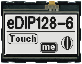 Wyświetlacz graficzny Display Elektronik EAEDIP128W-6LW biały 128 x 64 Pixel (S x W x G) 71.40 x 54.60 x 12.1 mm