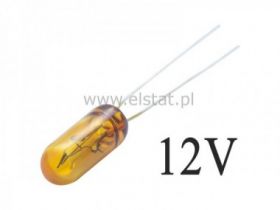 Żarówka 12V 50mA miniaturowa żółta