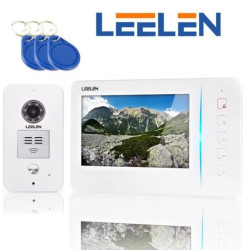 Zestaw wideodomofonowy z monitorem 7cali JB305_N60w / No15pc + 3xbrelok (z czytnikiem)