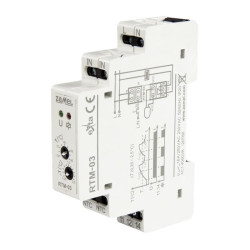 Regulator temperatury RTM-03 DIN -10/90°C bez sondy 230VAC Termostat ZAMEL