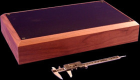 Aluminum enclosure, (L x W x H) 432 x 254 x 76 mm, black (RAL 9005), HWCHAS1710BK