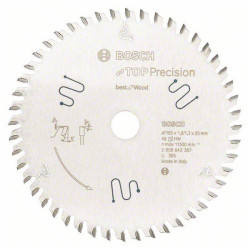 Bosch 2608642387 Top Precision Circular Saw Blade 165mm 56 Teeth