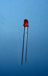 LED 3mm RED CLEAR L=16 (100SZT)