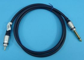 KABEL WT.6,3 MN-&gt;WT.RCA 1,0mb DIGITAL