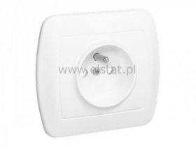 Gniazdo pojedyńcze podtynkowe ( z uziem.) SIMON