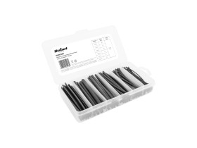 Zestaw rurek termokurczliwych 10 cm. czarne, 6 średnic- 170 szt.