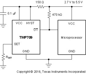 Automotive, ±3°C temperature switch with pin selectable 2°C and 10°C hysteresis in SOT