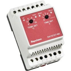 Termostat RAYCHEM DIN RAYSTAT-M2 0C–+10C 230V AC IP20 do ochrony schodów, ramp i rynien