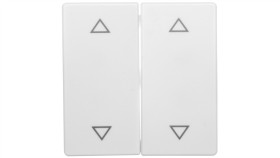 Berker Q.1 Klawisze Z Nadrukiem Symbolu /Strzałki/ Śnieżnobiały Aksamit...