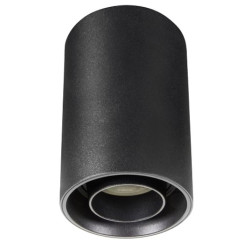 CHLOE GU10 IP20 okrągła czarna regul.80x130 587311