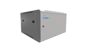 Szafa Rack Montowana Na Ścianie, Drzwi Blaszane Pełne Extralink 6U 600X600...
