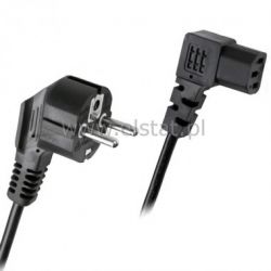 Kabel sieciowy komputerowy 3m kątowy