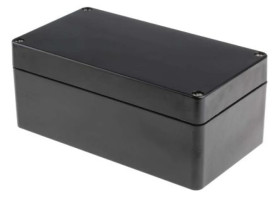 Puszka elektroinstalacyjna, 220 x 120 x 90mm, IP66, kolor Czarny, materiał GRP, RS PRO
