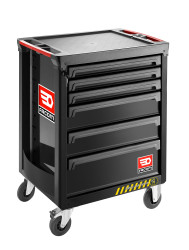 Wozek narzedziowy 6 Level, 560 x 460mm, 20 kg, 25 kg, 30 kg Load O średniej wytrzymałości Facom