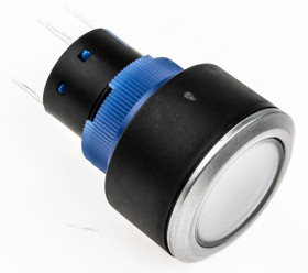 Nasadka przełącznika Chwilowy SPDT średnica wycięcia 22.2mm, montaż panelowy RS PRO