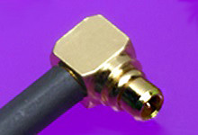 Złącze koncentryczne Montaż na kablu Męski 50Ω typ złącza Złącze MMCX 6GHz Połączenie zagniatane