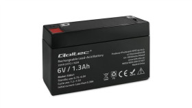 Qoltec Akumulator Agm 6V 1.3Ah Bezobsługowy Wydajny Longlife Do Ups, Wagi, Kasy