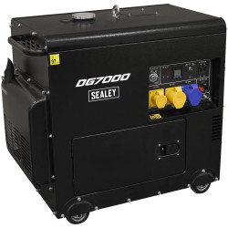 Sealey DG7000 7000W Diesel Generator 4-Stroke Engine 110/230V