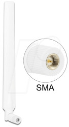 88977 LTE aerial, SMA, white, rotating