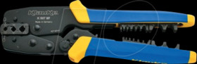 K507WF Pressing tool with interchangeable crimping inserts for bootlace